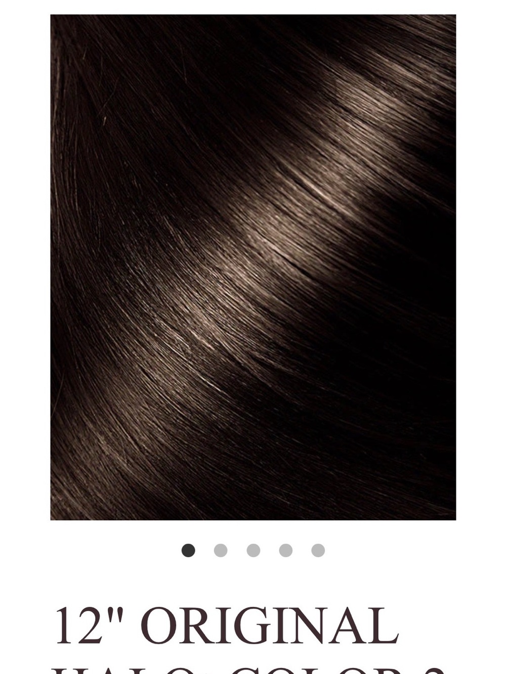 Original Halo Hair Extensions - Dark Brown